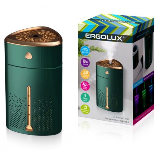Увлажнитель ERGOLUX ELX-HUM01-C05 зелено-золотой